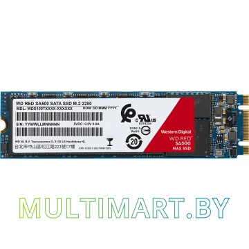 SSD диск WD Red SA500 NAS 500GB (WDS500G1R0B)